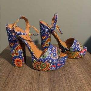 Chinese Laundry Chunky Platform Heels